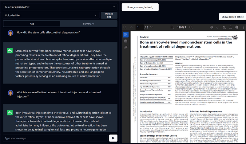 Delv's interface